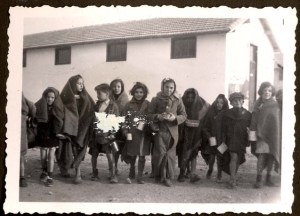 Rivesaltes, France, children in the detention camp