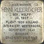 Henni Kleerekoper geb Wolff