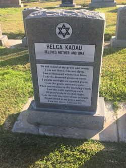 Helga Wolff-Kadau Grabstein