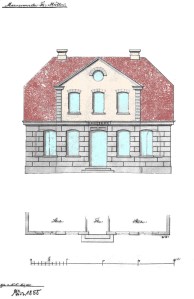 Zeichnung Haus Wallheimer1855